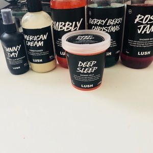 Lush hair and body products in bundle (used)